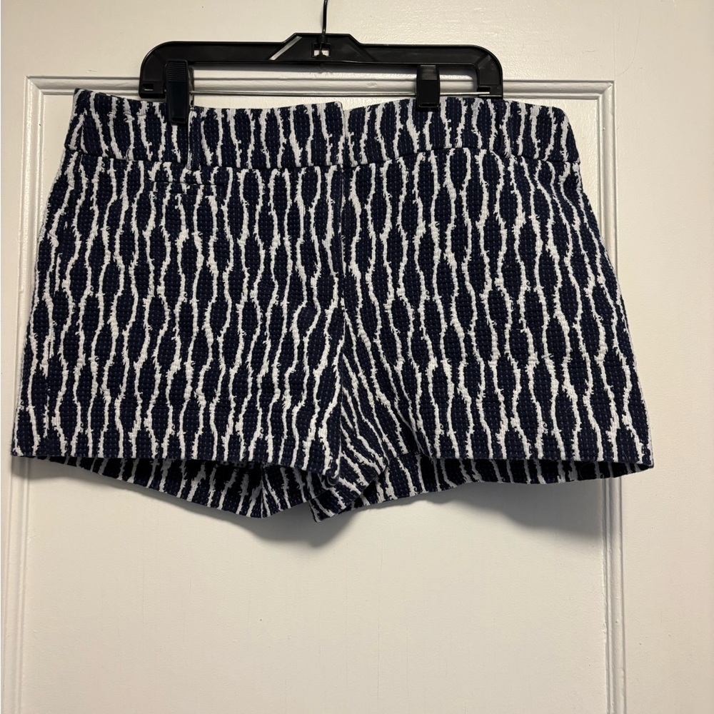 LOFT Blue and White Shorts